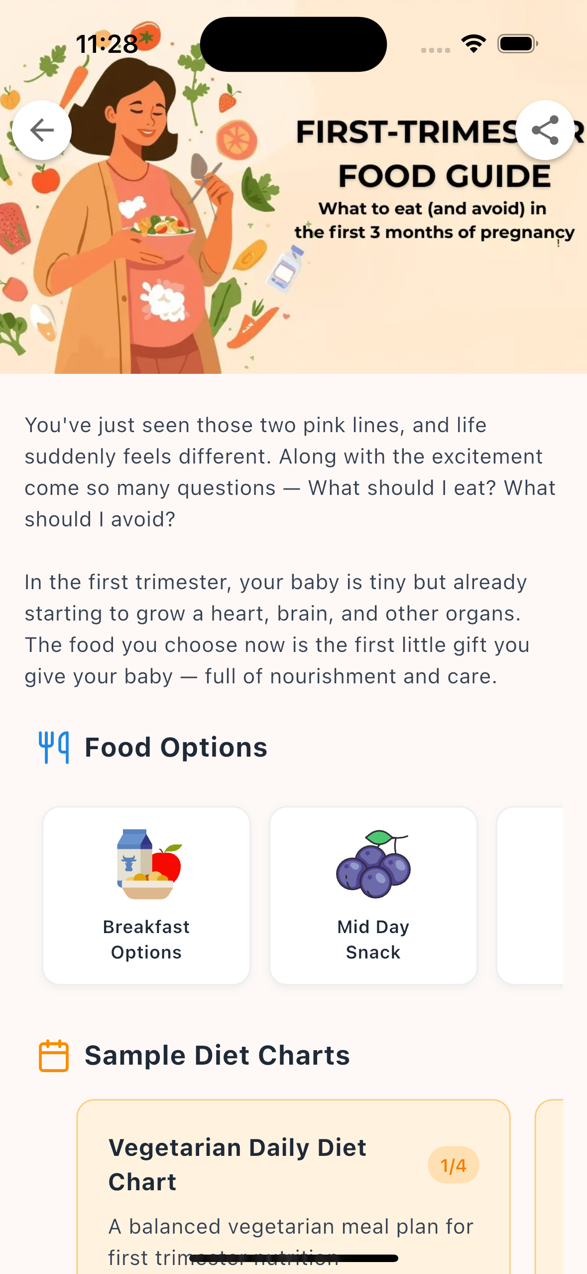 MiGynae Indian pregnancy diet guide